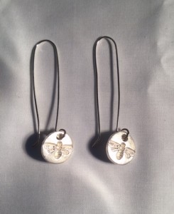 Bumble Bee Drop Earrings