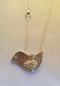 Silver Bird Neckless