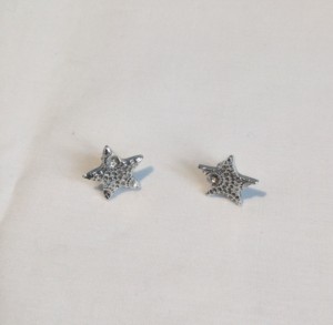 Sterling Silver Star Stud Earrings